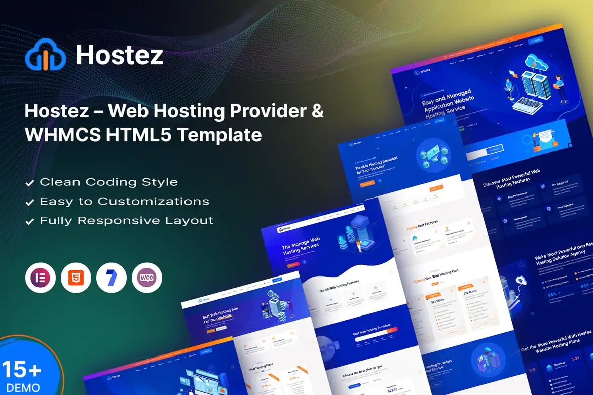 Hostez – Web Hosting & WHMCS HTML5 Template v1.0